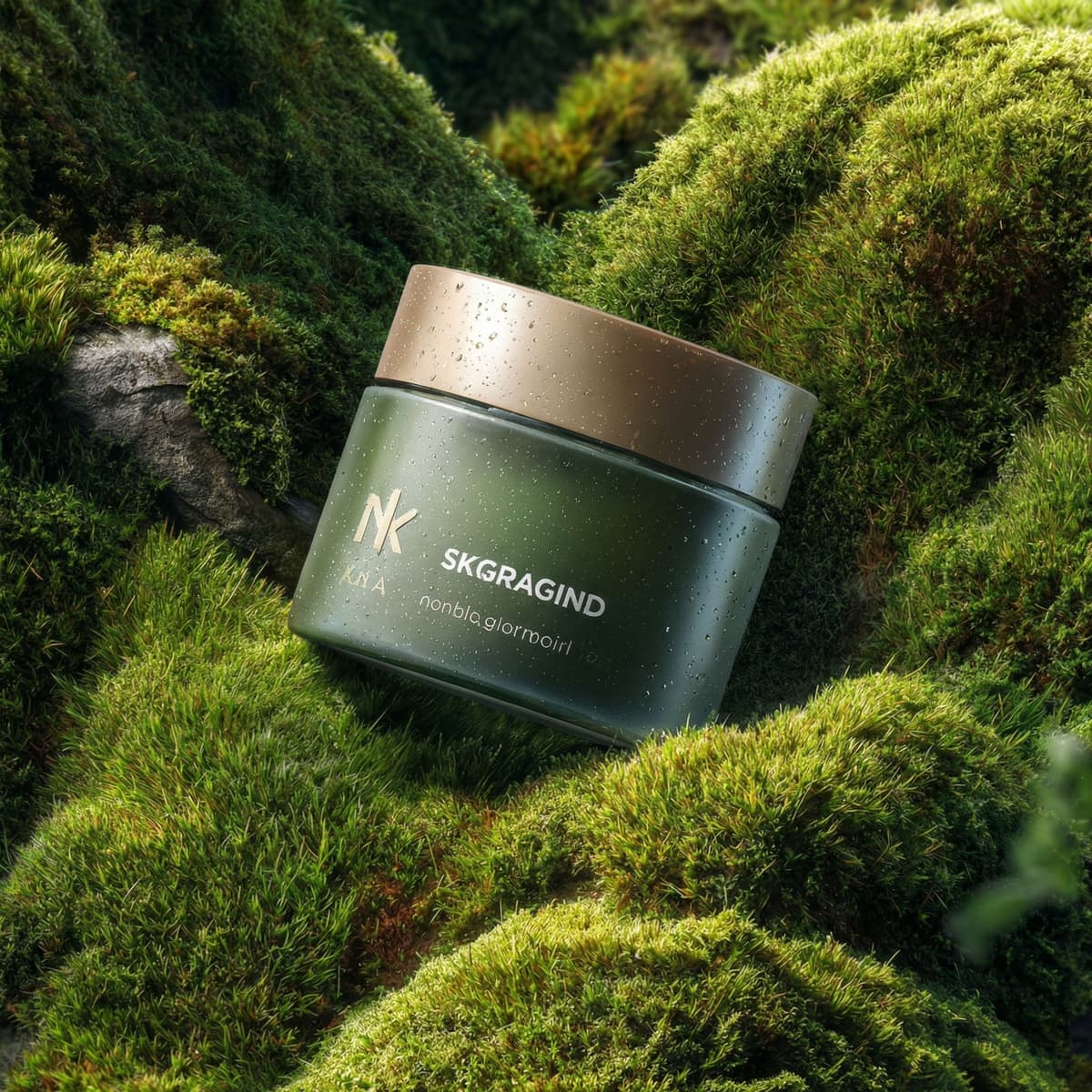 AI-generated product visual for pinterest by skincare inspo